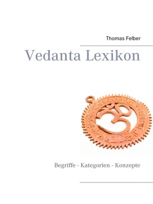 cover image of Vedanta Lexikon